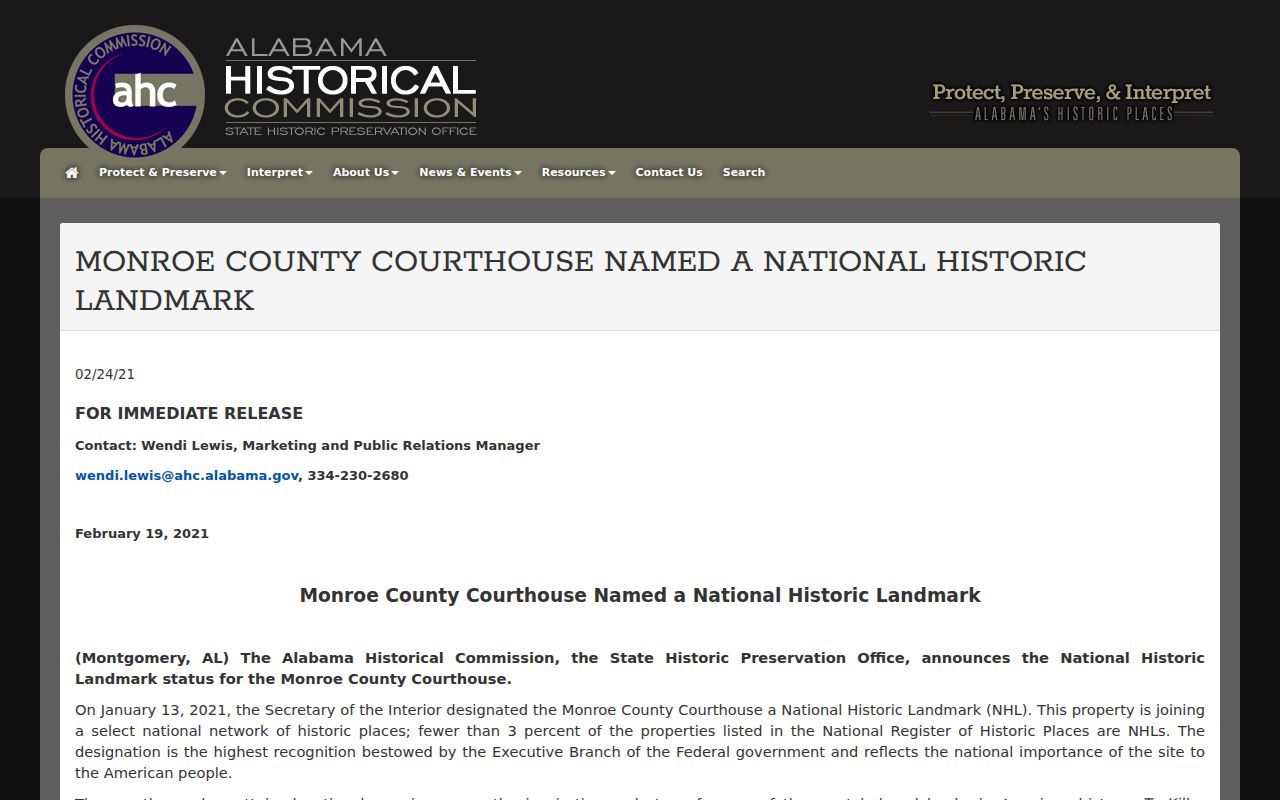 Monroe County court records and historic courthouse landmark